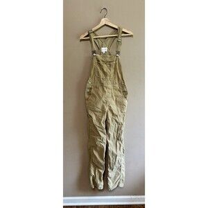 American Eagle Corduroy Tan Brown Overalls Size XXS Fall Cozy Preppy Layer Flaws